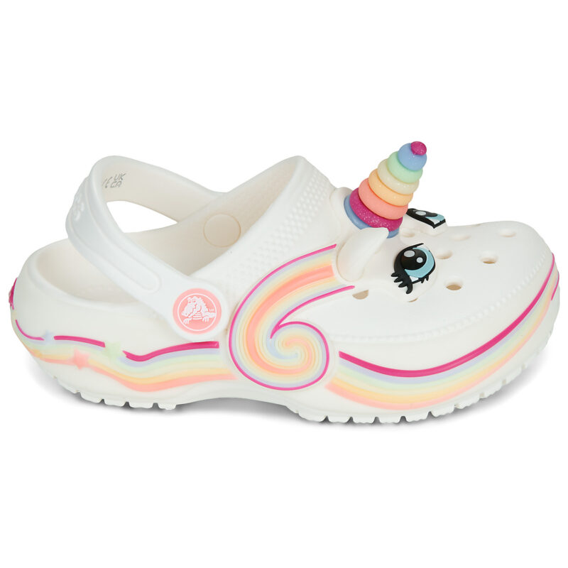 Crocs Classic IAM Unicorn Lights CgT Beige M&auml;dchen-Clogs - Gr&ouml;&szlig;e 2