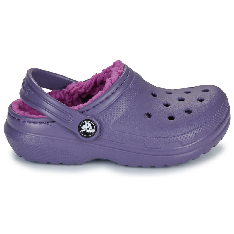 Zuecos Crocs Classic Lined K morados para ni&ntilde;as - 2