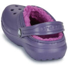 Zuecos Crocs Classic Lined K morados para ni&ntilde;as - 5