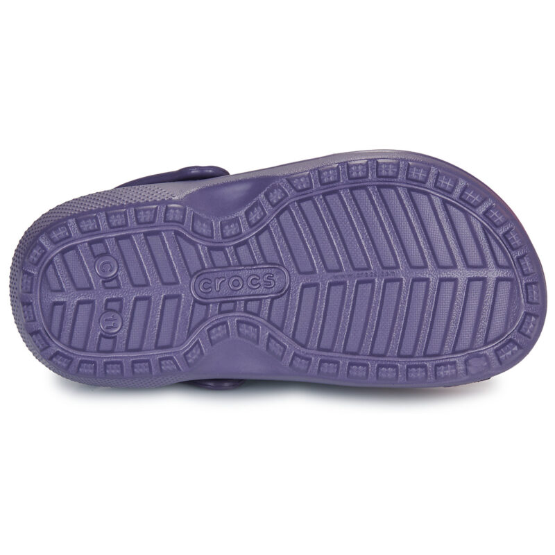 Zuecos Crocs Classic Lined K morados para ni&ntilde;as - 7