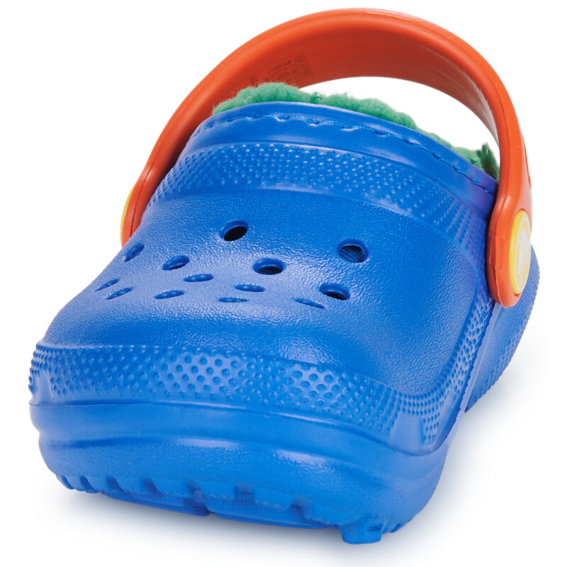 Crocs  Classic Lined Clog T  Blu Zoccoli Bambina - 3