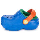 Crocs  Classic Lined Clog T  Blu Zoccoli Bambina - 4