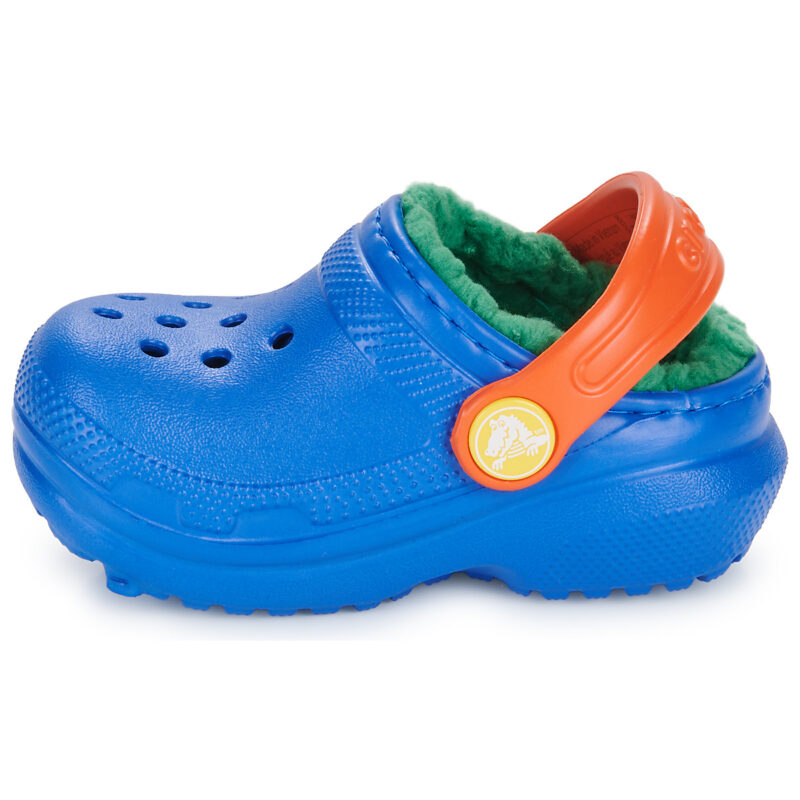 Crocs  Classic Lined Clog T  Blu Zoccoli Bambina - 4
