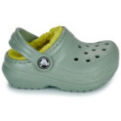 Crocs  Classic Lined Clog T  Kaki Zoccoli Bambina - 2