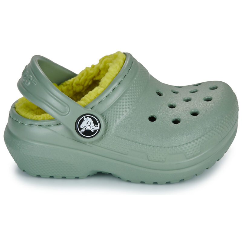 Crocs  Classic Lined Clog T  Kaki Zoccoli Bambina - 2