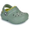 Scarpe bambini ragazza Crocs  Classic Lined Clog T  Kaki Crocs 198445227400
