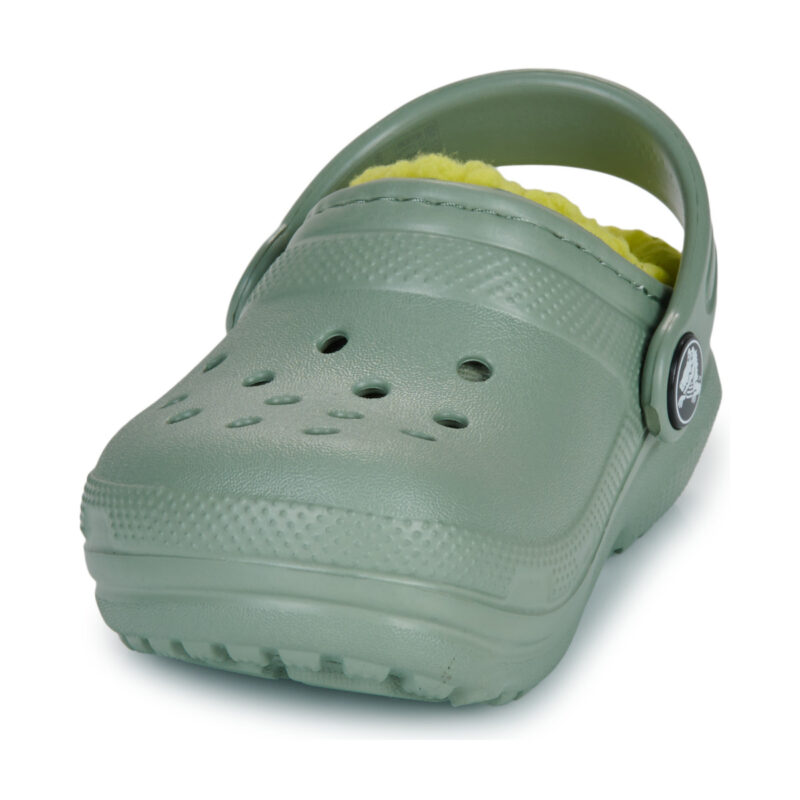 Crocs  Classic Lined Clog T  Kaki Zoccoli Bambina - 3