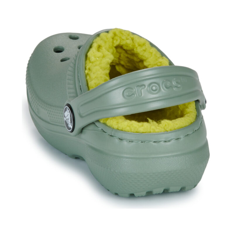 Crocs  Classic Lined Clog T  Kaki Zoccoli Bambina - 5
