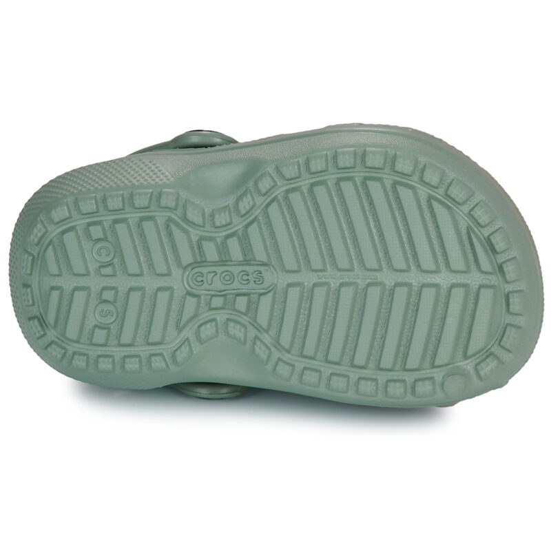 Crocs  Classic Lined Clog T  Kaki Zoccoli Bambina - 7