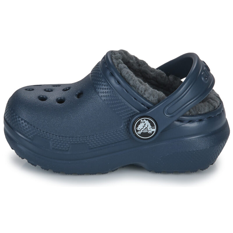 Crocs  Classic Lined Clog T  Marine Zoccoli Bambina - 4
