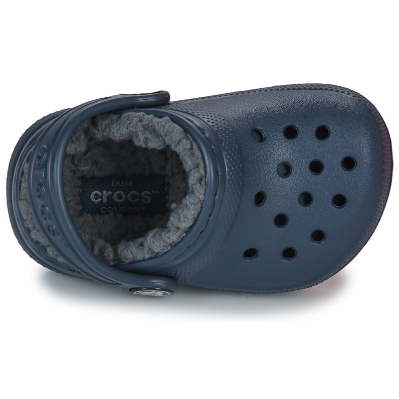 Crocs  Classic Lined Clog T  Marine Zoccoli Bambina - 6