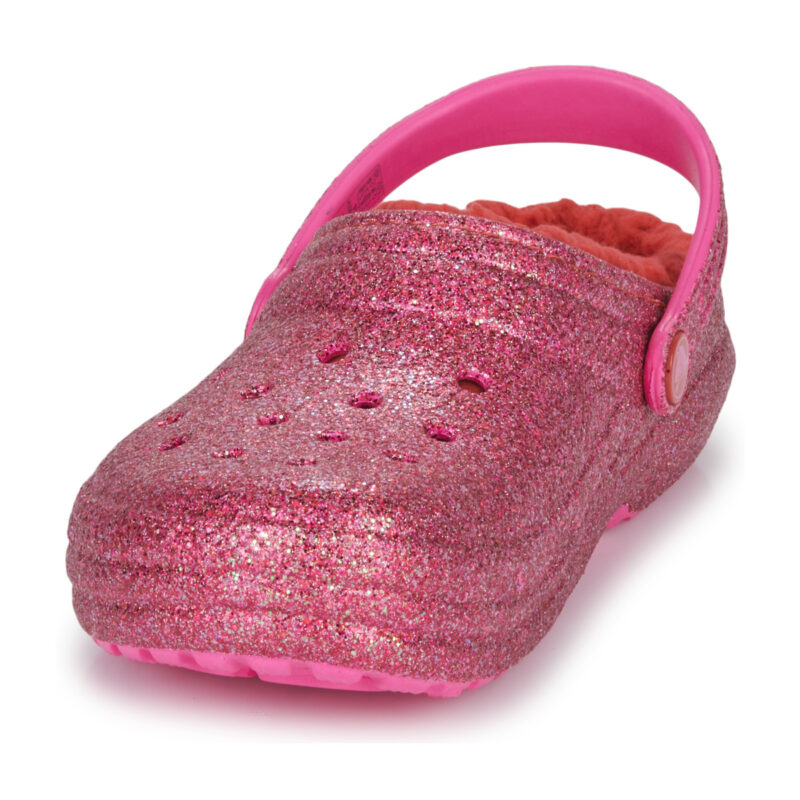 Sabots Crocs Classic Lined ValentinesDayCgK roses pour filles - Taille 3