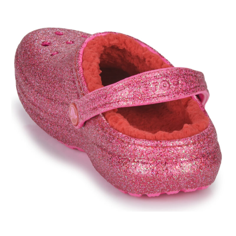 Sabots Crocs Classic Lined ValentinesDayCgK roses pour filles - Taille 5