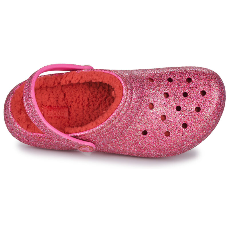 Sabots Crocs Classic Lined ValentinesDayCgK roses pour filles - Taille 6