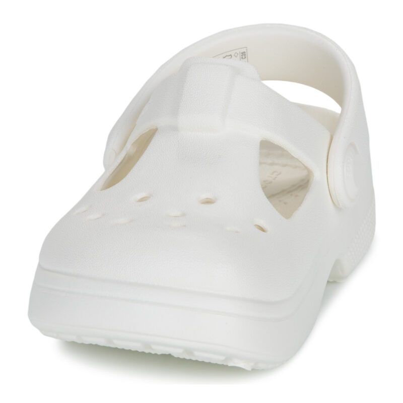 Zuecos Crocs Classic Mary Jane para ni&ntilde;as, color blanco - 3