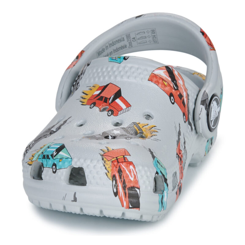 Crocs Classic Race Cars Graphic Cg T Grigio Zoccoli Bambina - 3