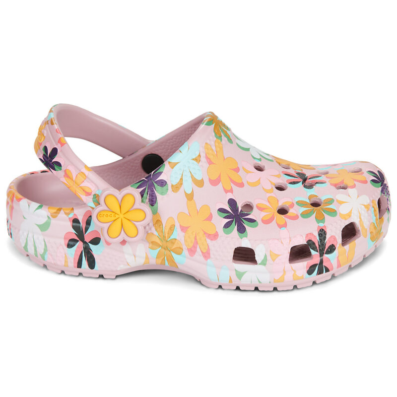 Crocs Classic Retro Summer Clog K Rosa Zoccoli Bambina - 2