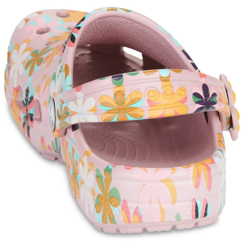 Crocs Classic Retro Summer Clog T Rosa Zoccoli Bambina - 5