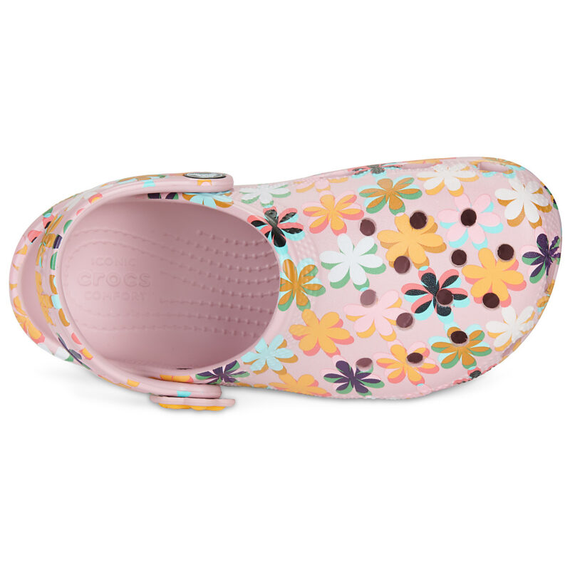 Crocs Classic Retro Summer Clog T Rosa Zoccoli Bambina - 6