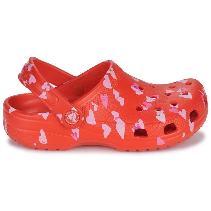 Zuecos Crocs Classic VDay K rojos para ni&ntilde;as - 2