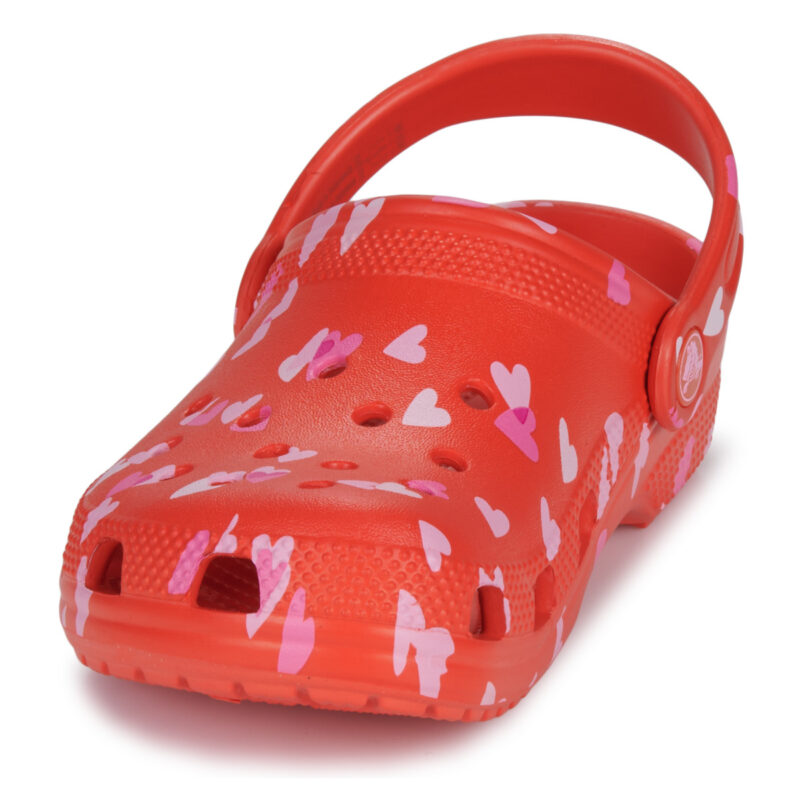 Zuecos Crocs Classic VDay K rojos para ni&ntilde;as - 3