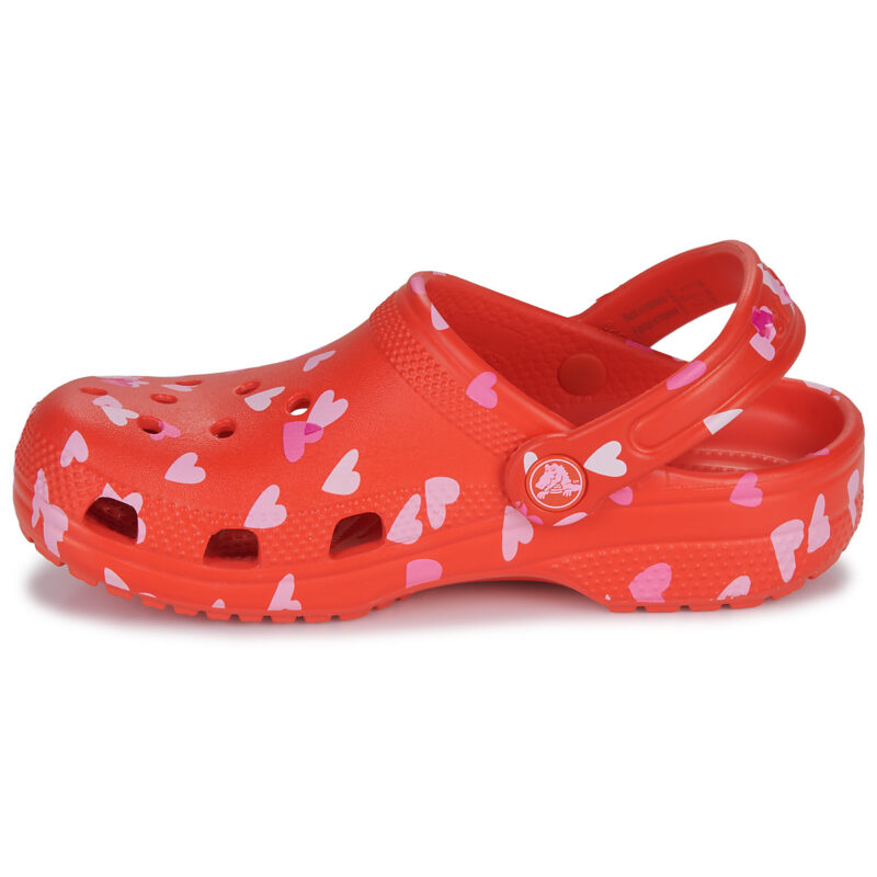 Zuecos Crocs Classic VDay K rojos para ni&ntilde;as - 4