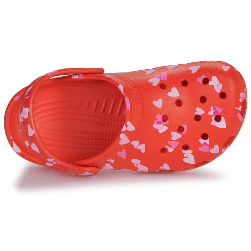 Zuecos Crocs Classic VDay K rojos para ni&ntilde;as - 6
