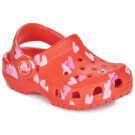 Zuecos Crocs Classic V-Day para ni&ntilde;as, color rojo - 1