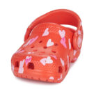 Zuecos Crocs Classic V-Day para ni&ntilde;as, color rojo - 3