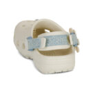Crocs Clsc Dnm Flwr Adj BackstrapCgT Bianco Zoccoli Bambina - 5