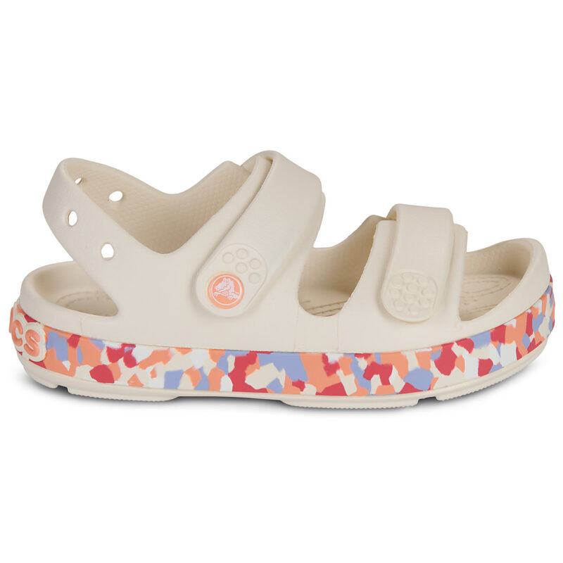 Crocs Crbnd Cruiser Glw Confetti Band SdK Bianco Zoccoli Bambina - 2