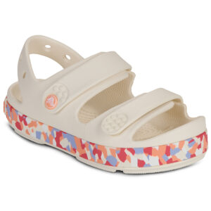 Scarpe bambini ragazza Crocs  Crbnd Cruiser Glw Confetti Band SdK  Bianco Crocs 198445348013