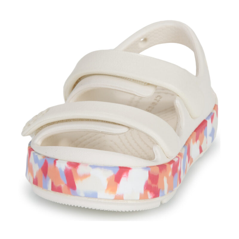 Crocs Crbnd Cruiser Glw Confetti Band SdT Beige Zoccoli Bambina - 3
