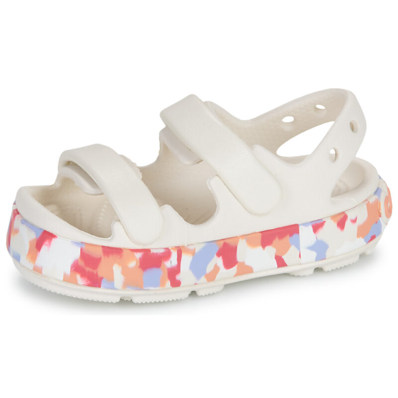 Crocs Crbnd Cruiser Glw Confetti Band SdT Beige Zoccoli Bambina - 4