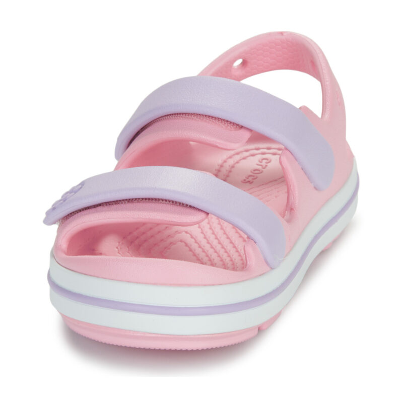 Crocs Crocband Cruiser Sandal T Rosa Zoccoli Bambina - 3