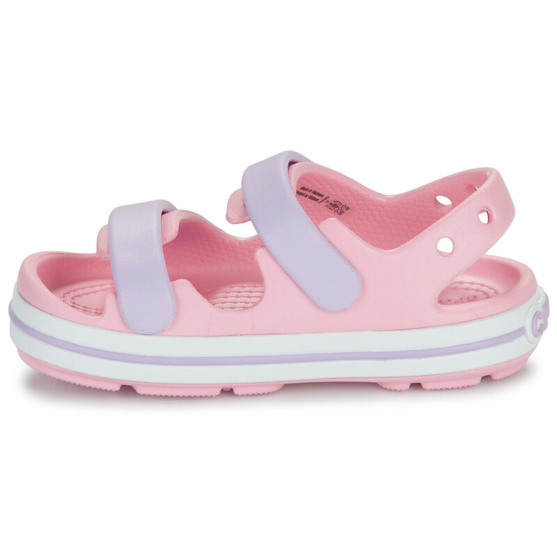 Crocs Crocband Cruiser Sandal T Rosa Zoccoli Bambina - 4
