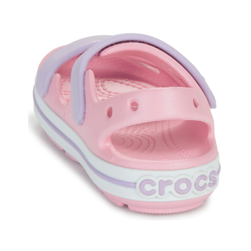 Crocs Crocband Cruiser Sandal T Rosa Zoccoli Bambina - 5