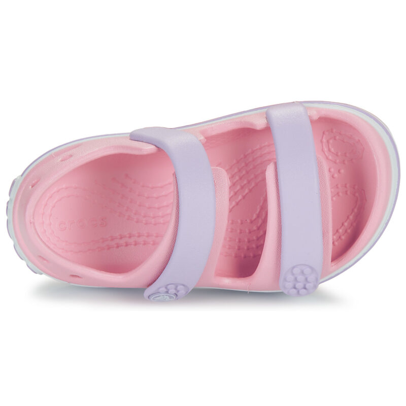 Crocs Crocband Cruiser Sandal T Rosa Zoccoli Bambina - 6