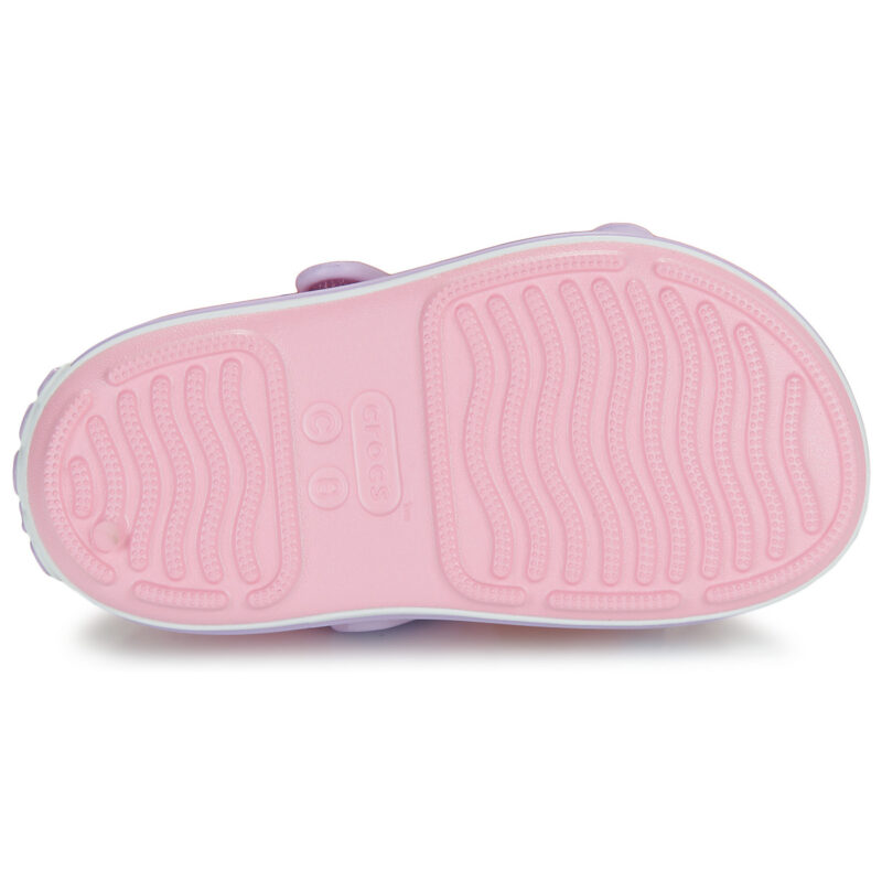 Crocs Crocband Cruiser Sandal T Rosa Zoccoli Bambina - 7
