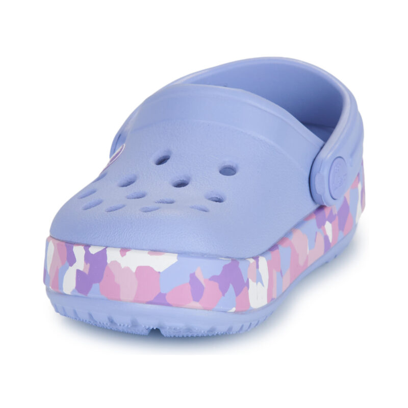 Zuecos Crocs Crocband Glow Confetti BandCgT Azul - Niñas - 3