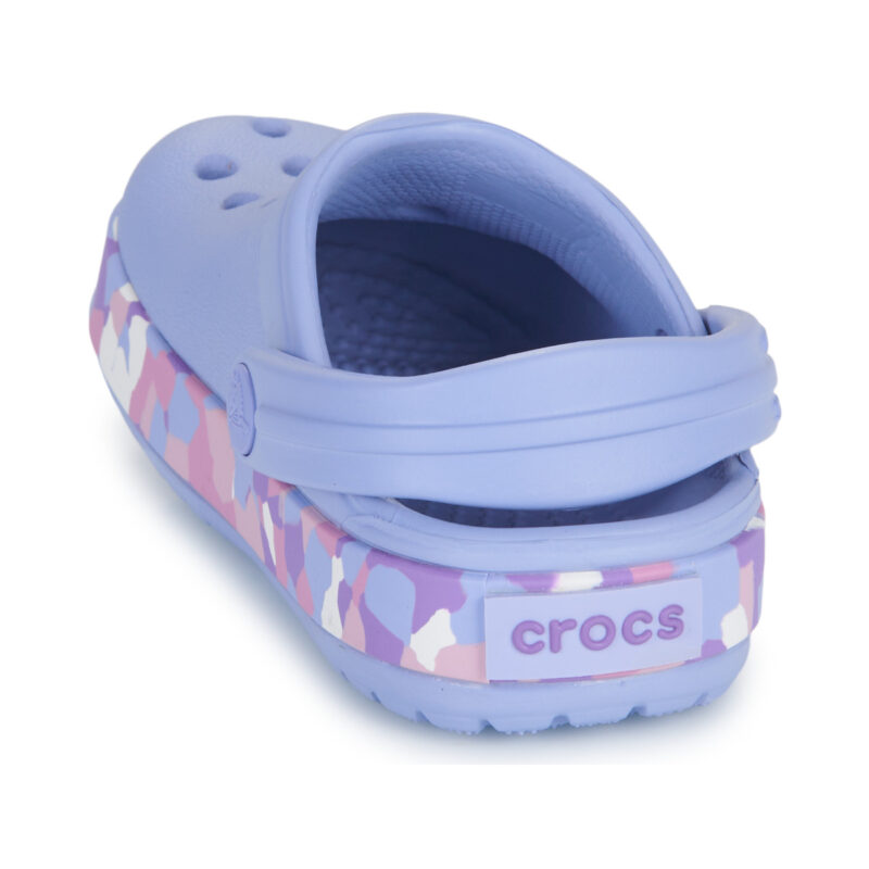Zuecos Crocs Crocband Glow Confetti BandCgT Azul - Niñas - 5