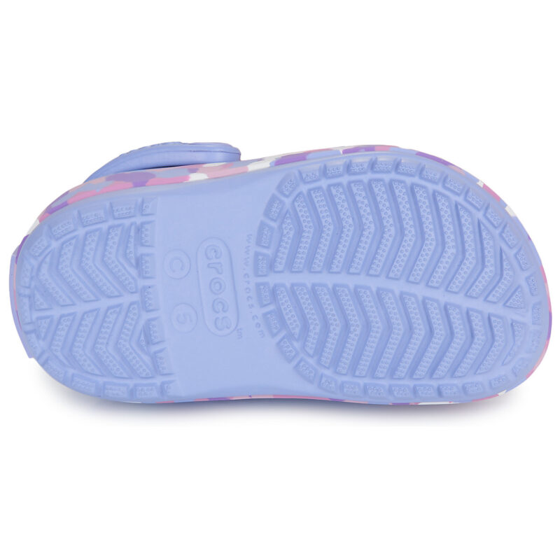 Zuecos Crocs Crocband Glow Confetti BandCgT Azul - Niñas - 7