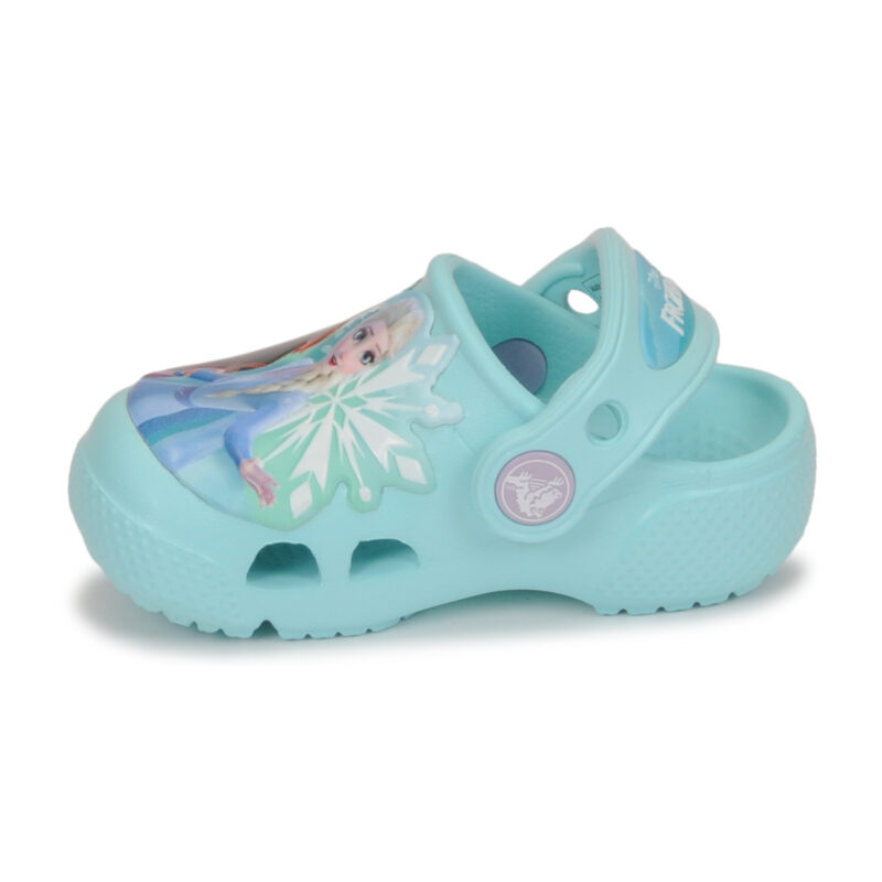 Sabots Crocs La Reine des Neiges bleus pour filles - Pointure 4