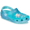 Zapatos Crocs Frozen Elsa Classic Clog K azules para ni&ntilde;os 196265808137