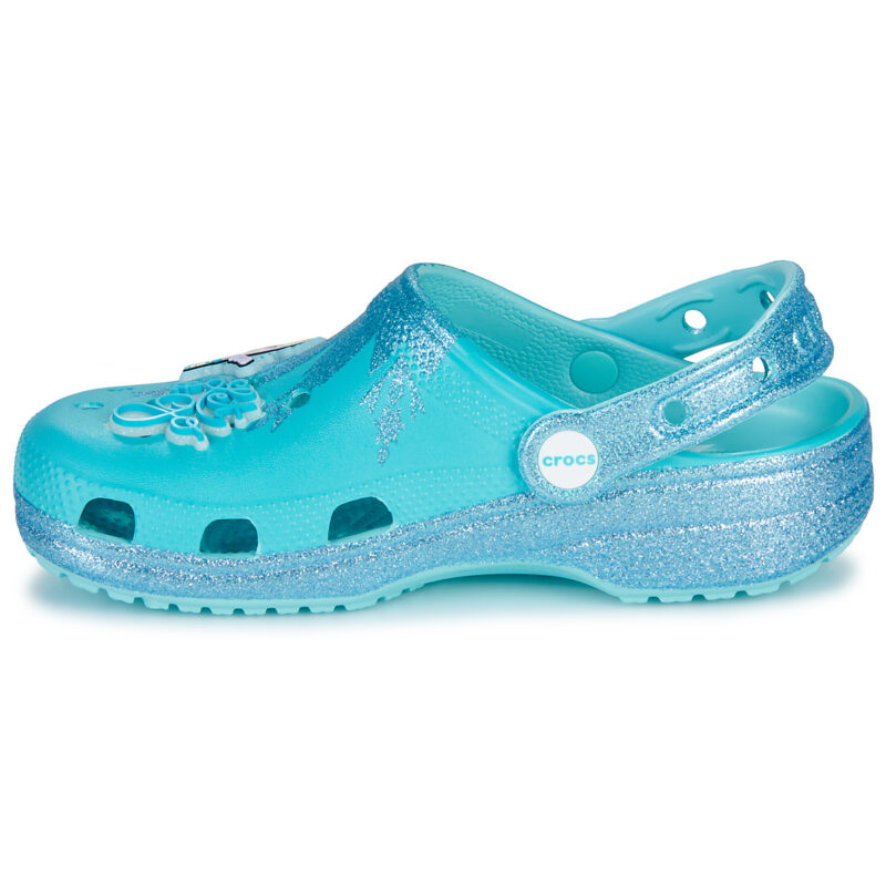 Crocs Frozen Elsa Classic Clog K Blu Zoccoli Bambina - 4