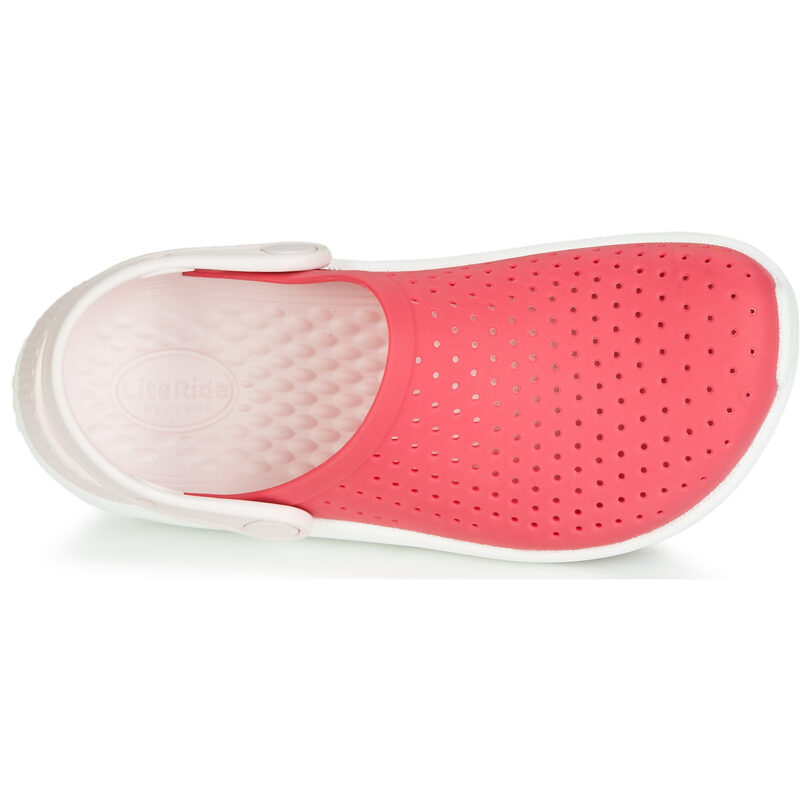 Sabots Crocs LITERIDE CLOG K rouges pour filles - 6