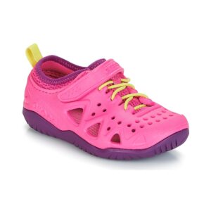 Scarpe bambini ragazza Crocs  SWIFTWATER PLAY SHOE K  Rosa Crocs 191448167698