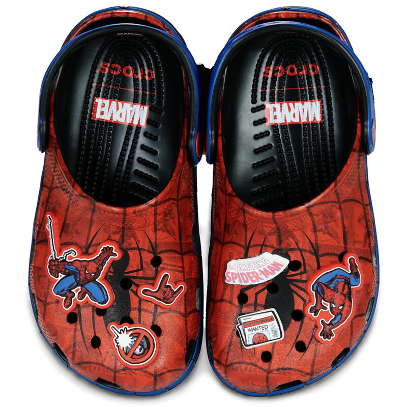 Crocs SpiderWebClClgK Rot - Mädchen-Clogs - Größe 6