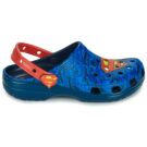Sabots Crocs Superman Classic K bleus pour filles - Taille 2