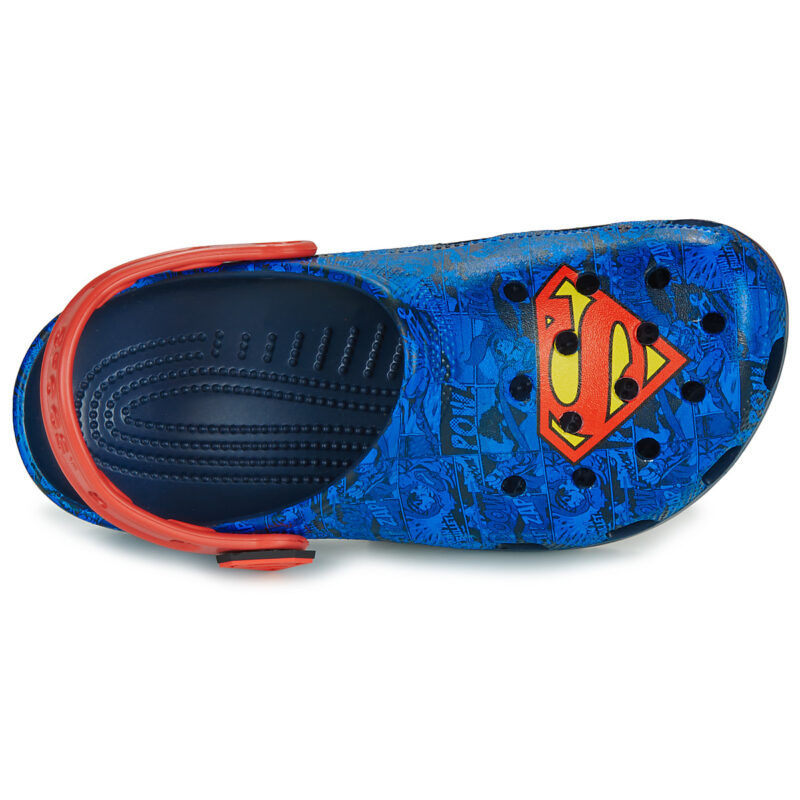 Sabots Crocs Superman Classic K bleus pour filles - Taille 6